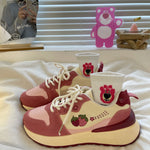 ULZZANG STRAWBERRY SNEAKERS  PL52523