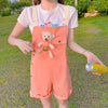 Cute bear shorts + T-shirt 2-piece set  PL52281