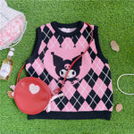 Cute cartoon knitted vest  PL52777