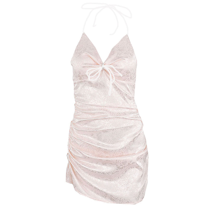 Pink Halter Dress PL51938