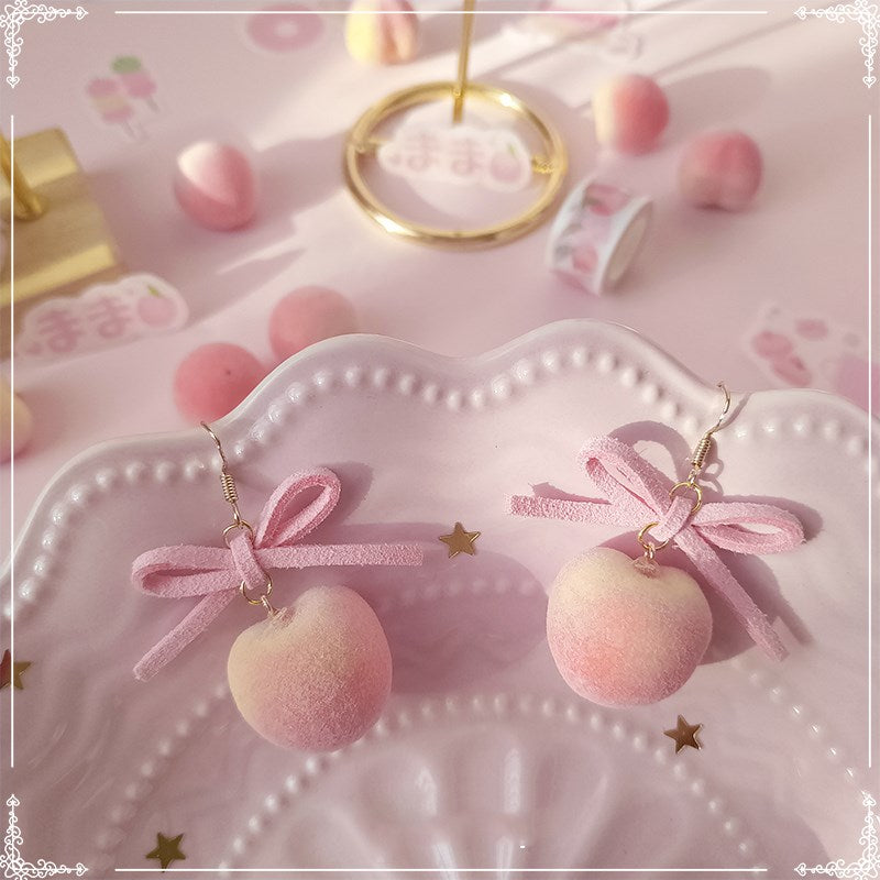 Lovely peach earrings  PL50889