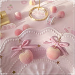 Lovely peach earrings  PL50889