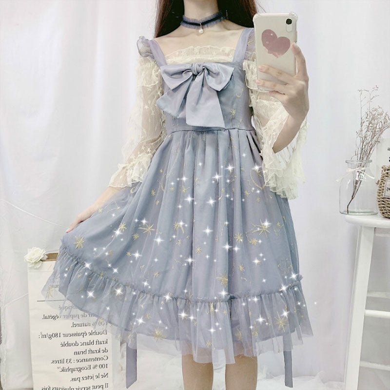 Lolita bow sleeveless dress PL20343