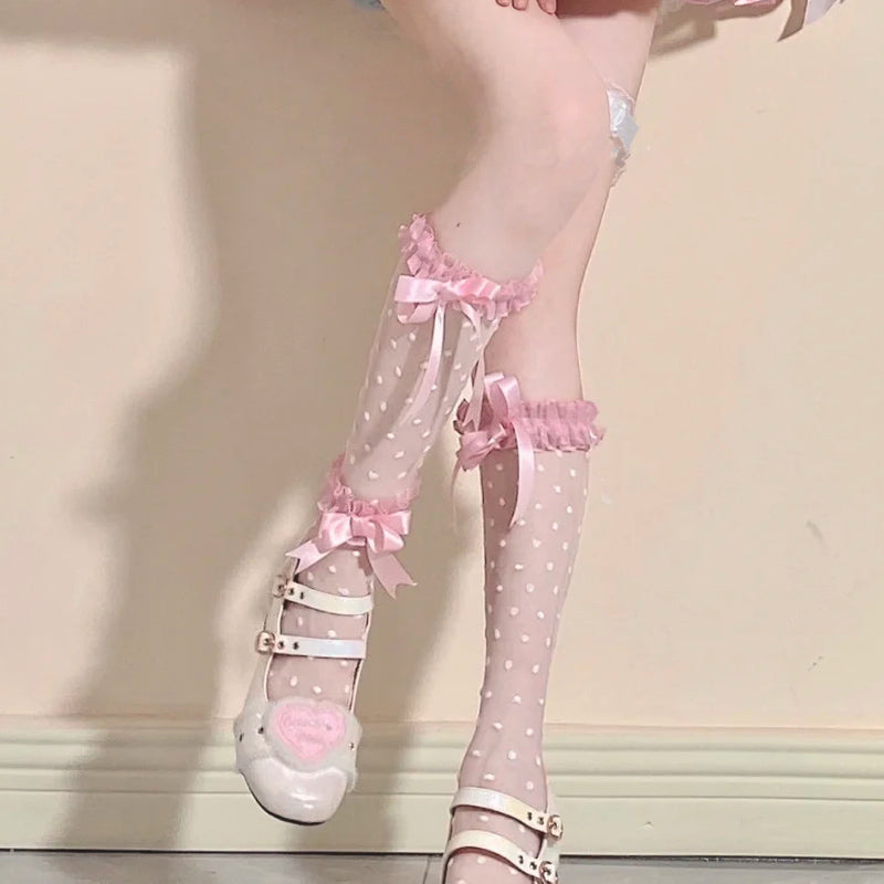 Lolita Bow Socks PL51815