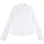 White long-sleeved bottoming shirt PL51768