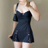 sexy lace waist dress PL52224