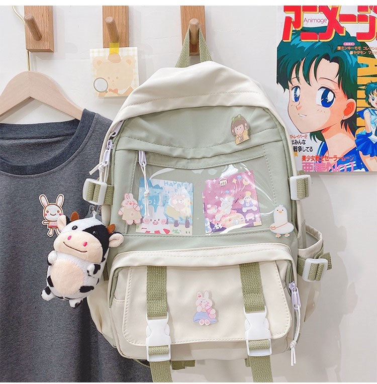 Cute Cow Pendant Backpack PL51295