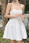 White High Waist Slip Dress  PL52390