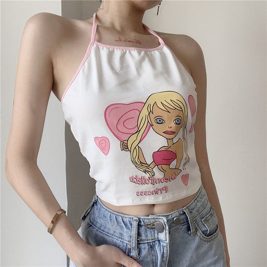 Cute cartoon vest PL50454