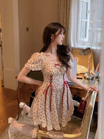 vintage bow dress  PL52233