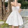 White High Waist Slip Dress  PL52390