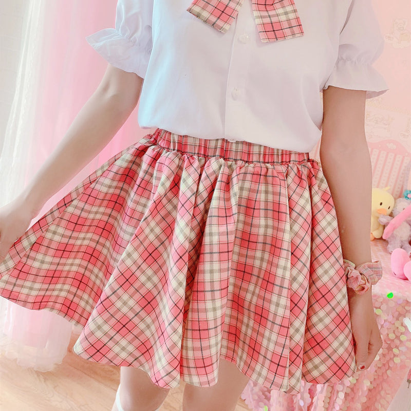 Cute Plaid Skirt PL51528
