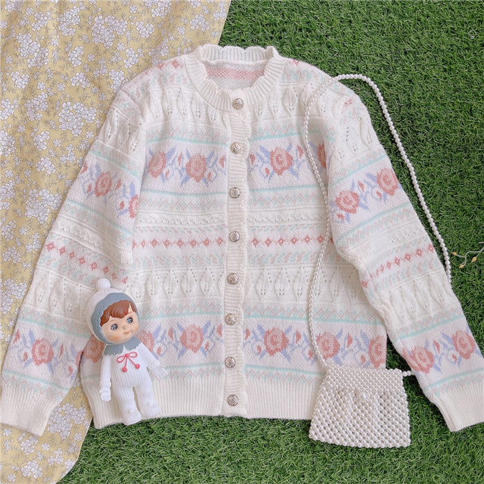 Cute knitted cardigan PL51982