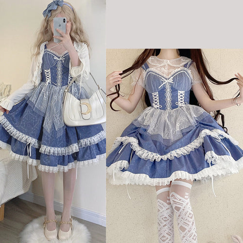 Lolita blue dress  PL52516