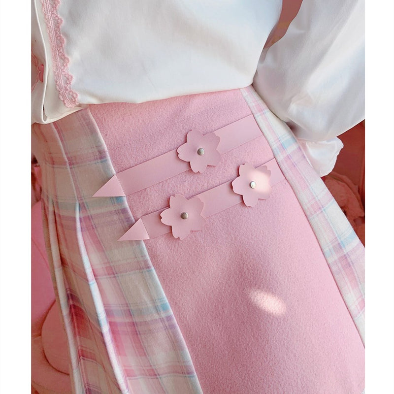 All-match stitching skirt PL51954