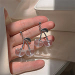 Lolita transparent earrings + necklace PL51940