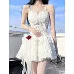 White Slip Dress  PL52602
