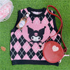 Cute cartoon knitted vest  PL52777