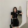 Knitted two-piece jacket + skirt PL51179