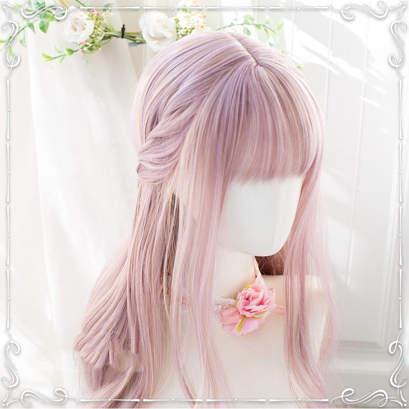 Lolita pink purple wig PL51611