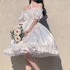 White Lolita Sling Dress PL51721