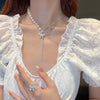 Butterfly Pearl Necklace PL52102