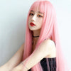 Lolita pink long straight wig PL51916