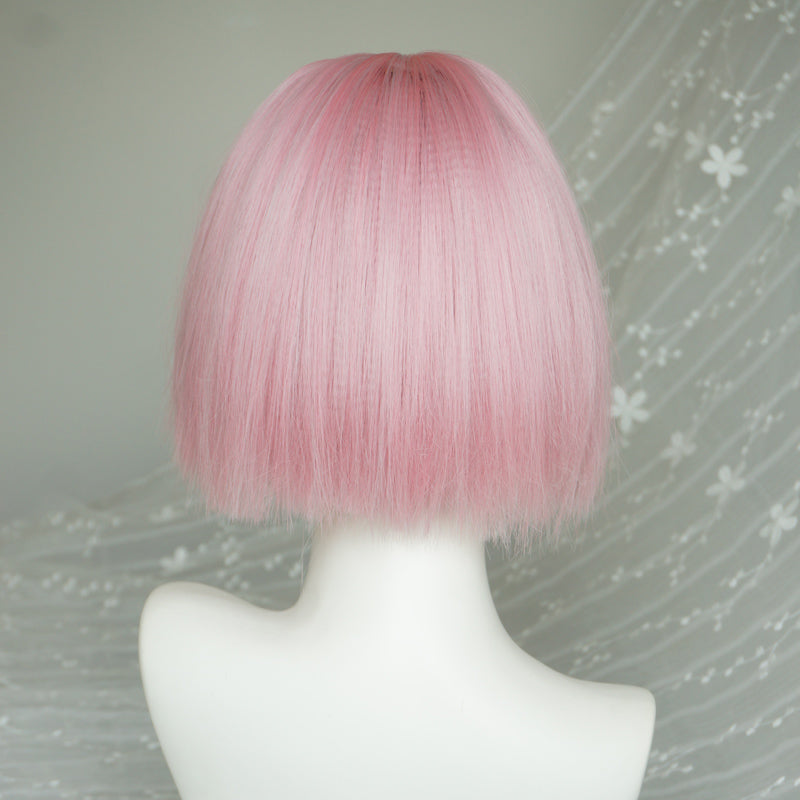 Harajuku pink fluffy wig PL20671