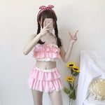 Cute pink swimsuit  PL50236