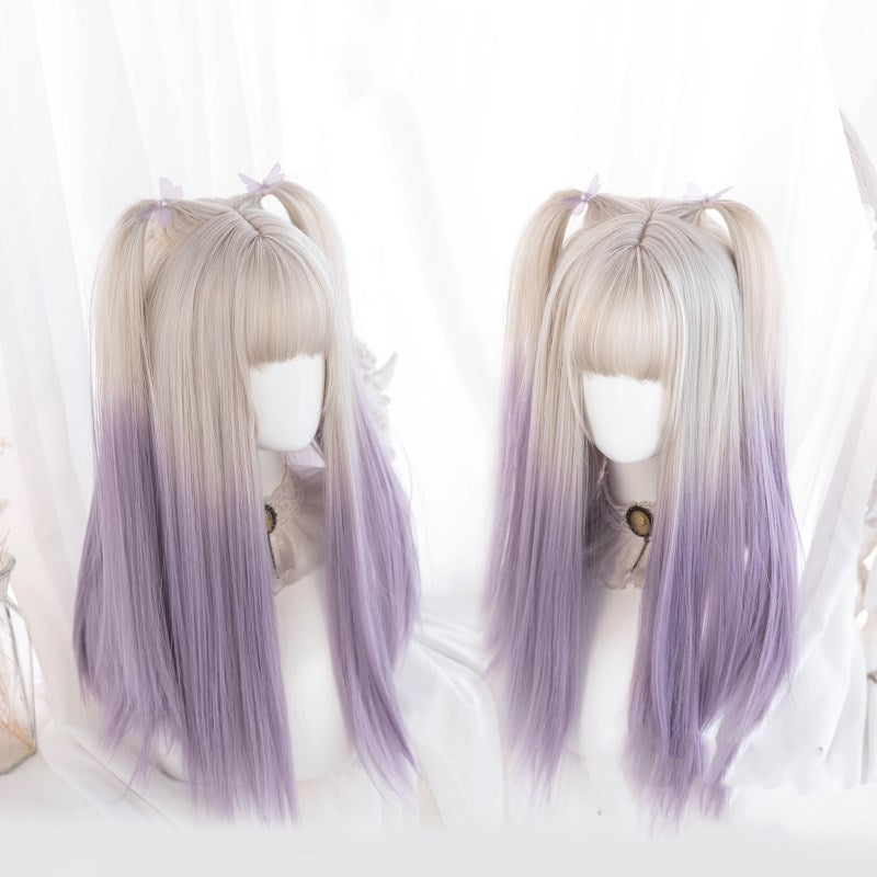 Lolita gradient color long straight wig PL51722