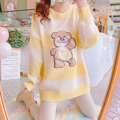 cartoon striped sweater PL52513