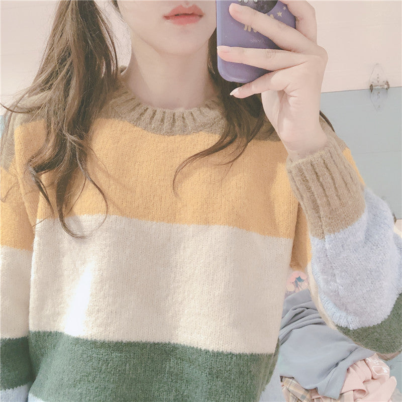 Pastelloves striped sweater PL21096