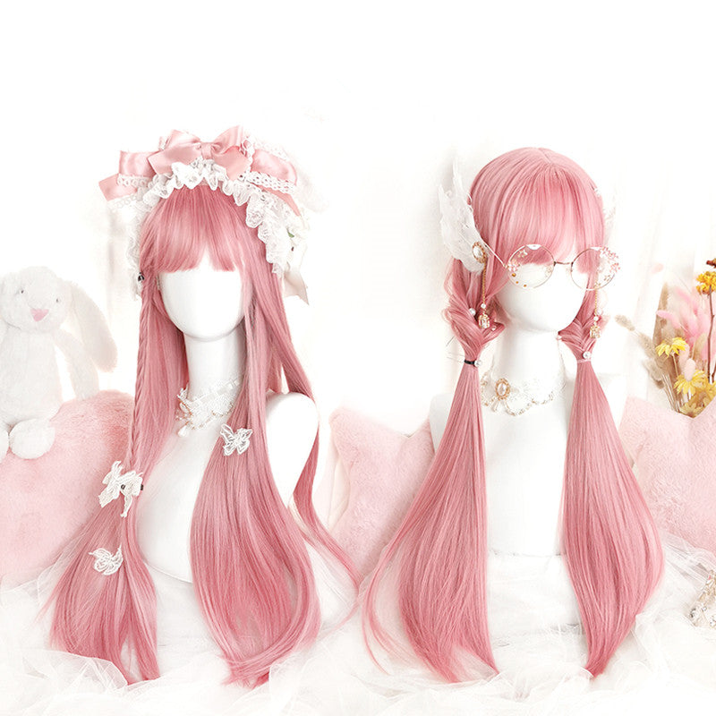 Lolita long pink wig PL50377