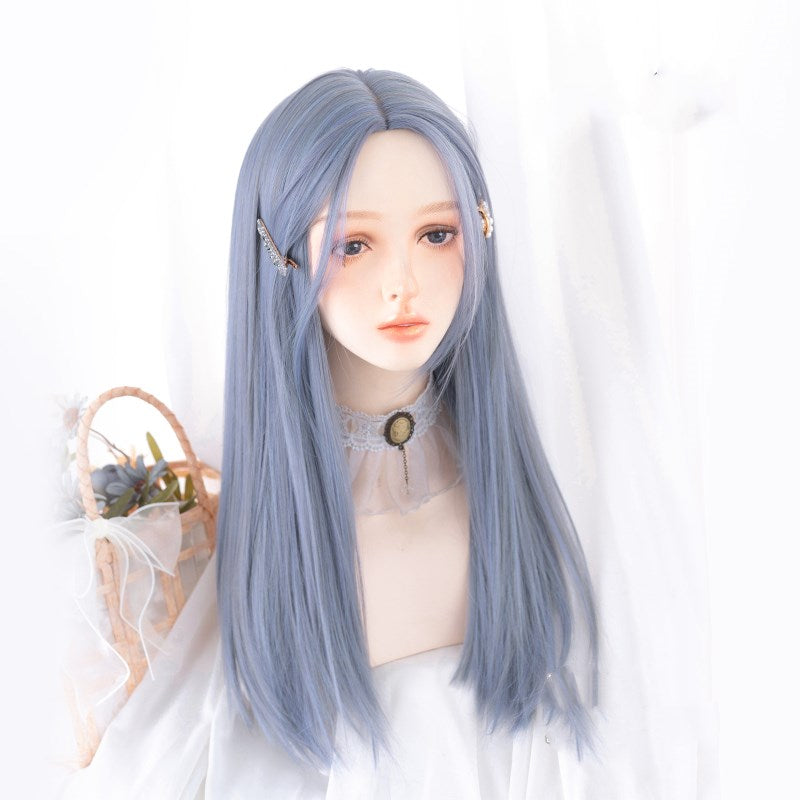 Lolita Gray Blue Wig PL52111