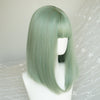Green air bangs wig PL20672