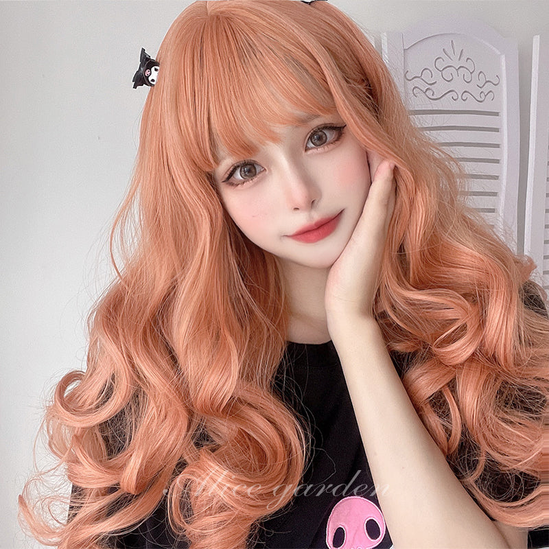 Lolita Long Curly Orange Wig PL51856