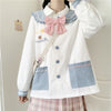 Lovely bow loose coat PL51380
