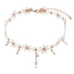 Daisy lace necklace PL50404