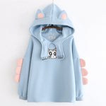 Cute cat embroidery Sweatshirt PL50692