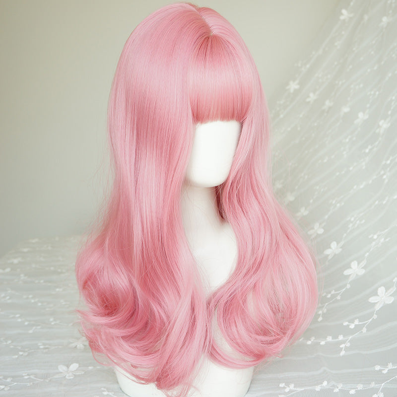 Pink curly hair PL20676