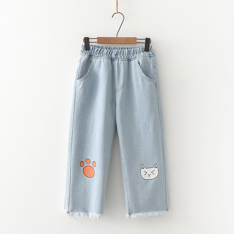 Harajuku cat jeans PL50402