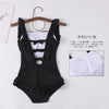 Black Bowknot One-Piece Swimsuit PL51324