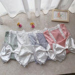 Summer bow top + shorts pajamas PL51498