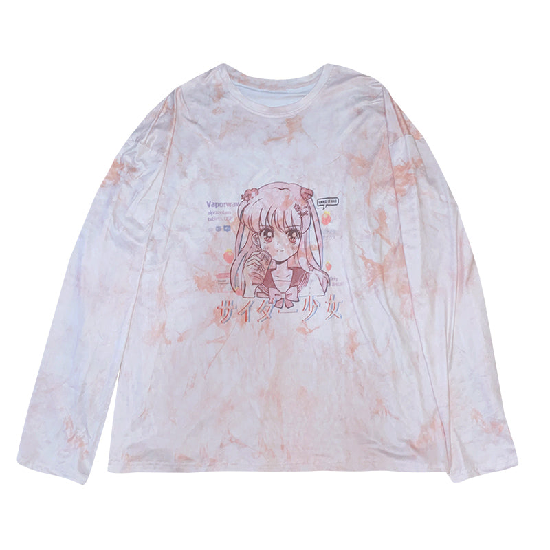 Harajuku anime print top PL51180