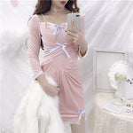 Chic pink dress PL50946