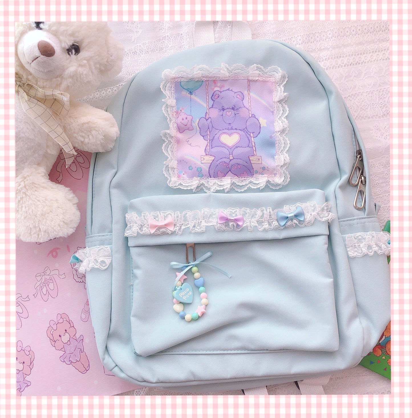 Cute bear backpack PL50590