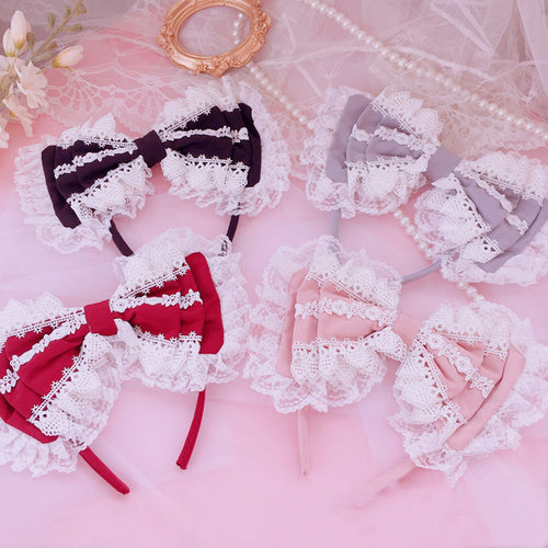 Lolita Lace Bow Headband  PL52568
