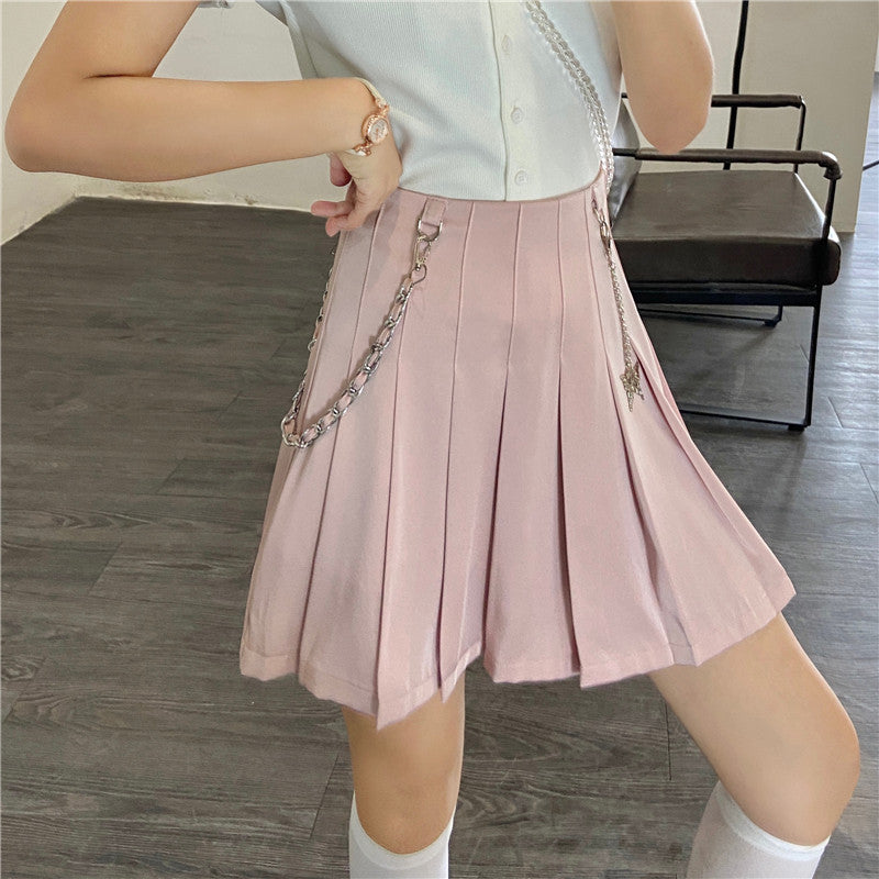 Harajuku High Waist Pleated Skirt PL51321