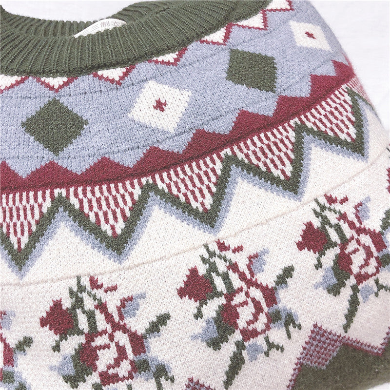 Handmade knit sweater PL20596