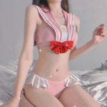 Cute pink swimsuit PL51164